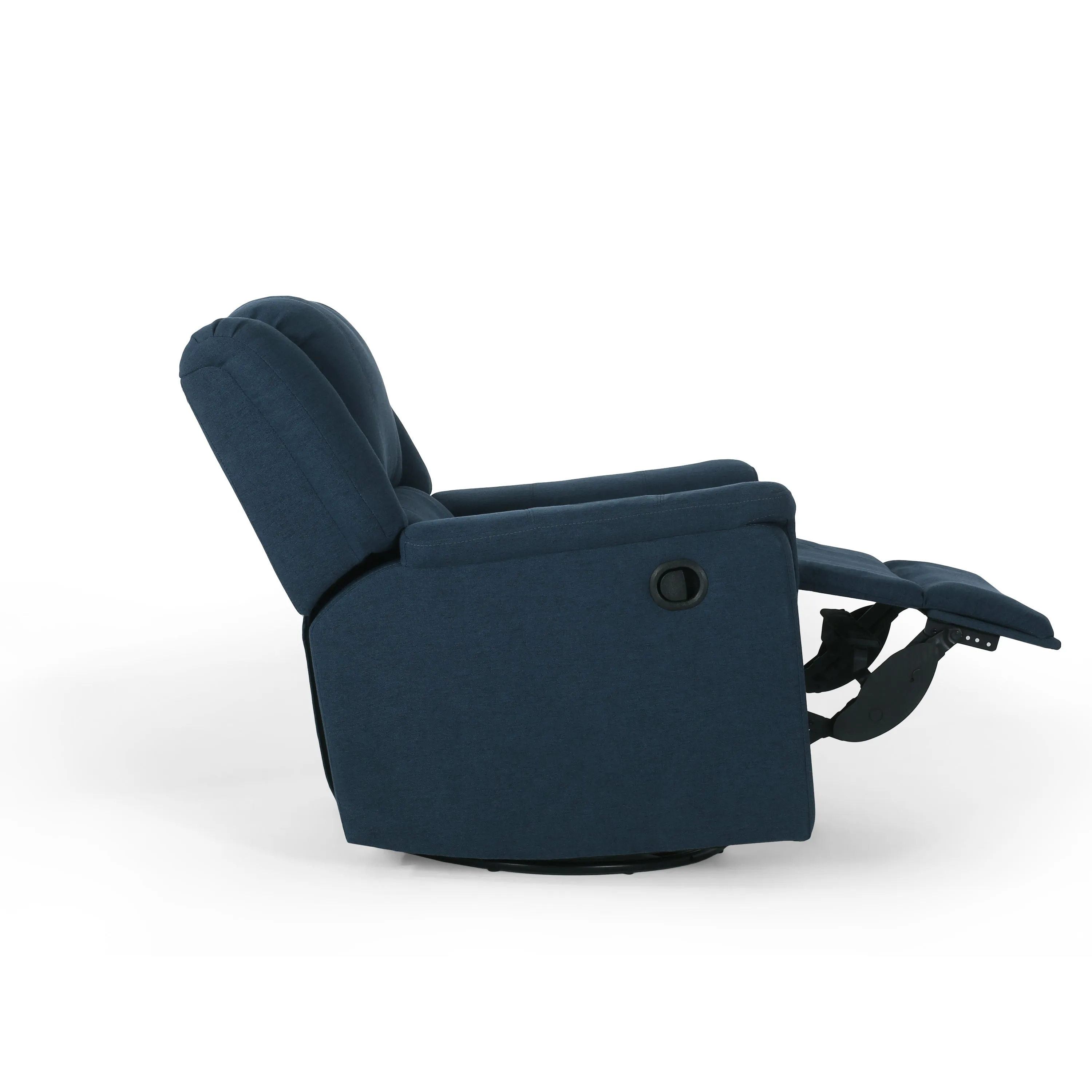 Margo Recliner Chair with Swivel - Navy Blue