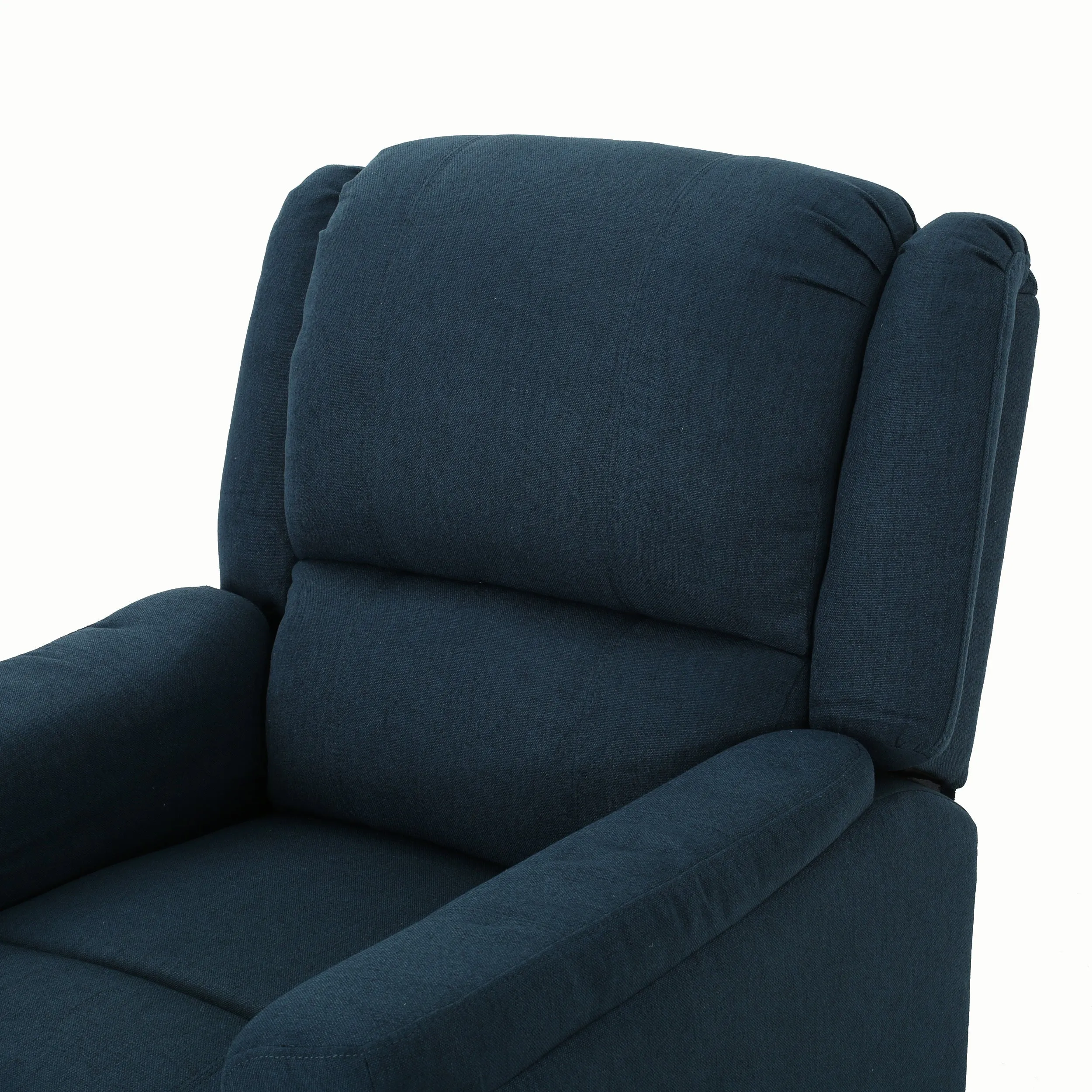 Margo Recliner Chair with Swivel - Navy Blue