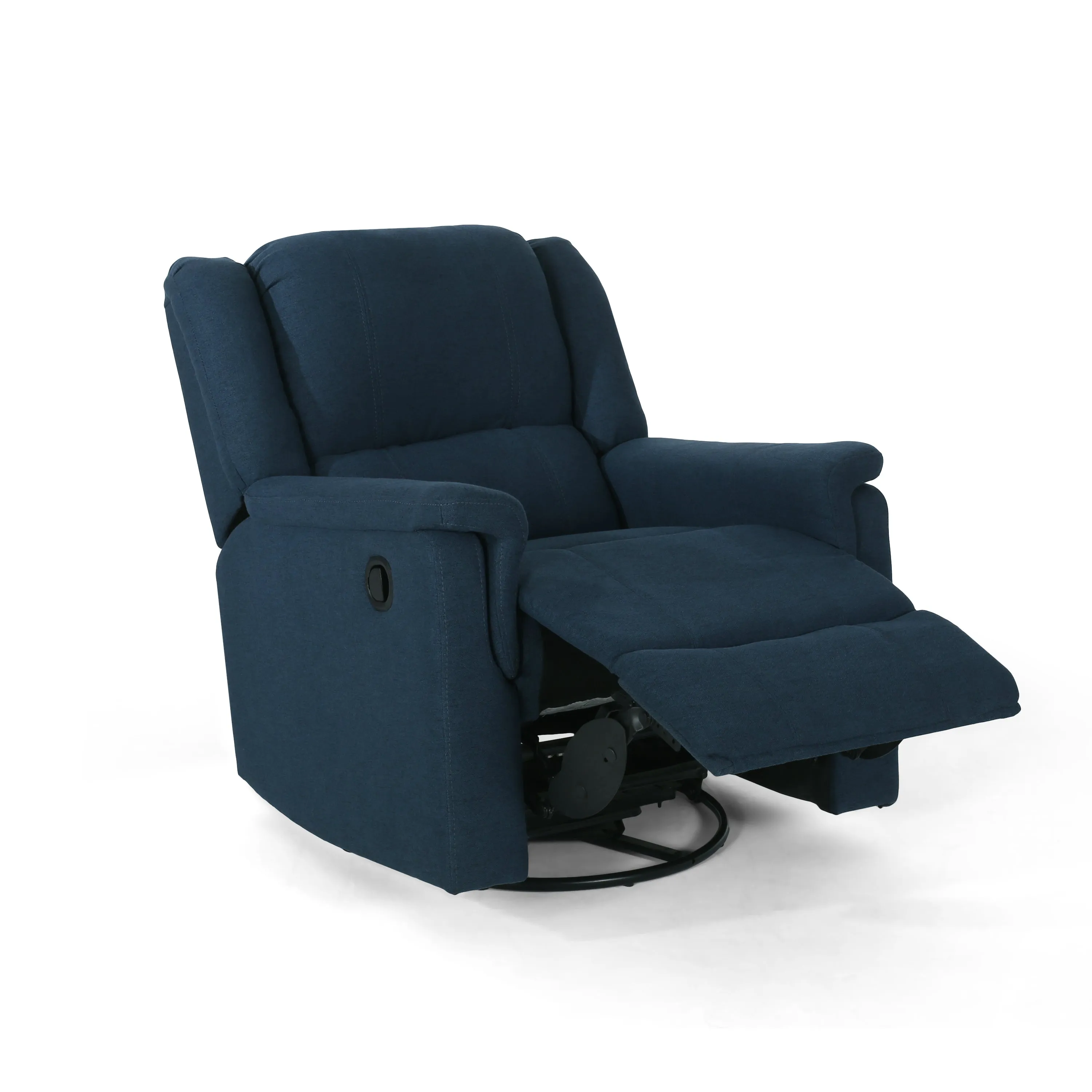 Margo Recliner Chair with Swivel - Navy Blue