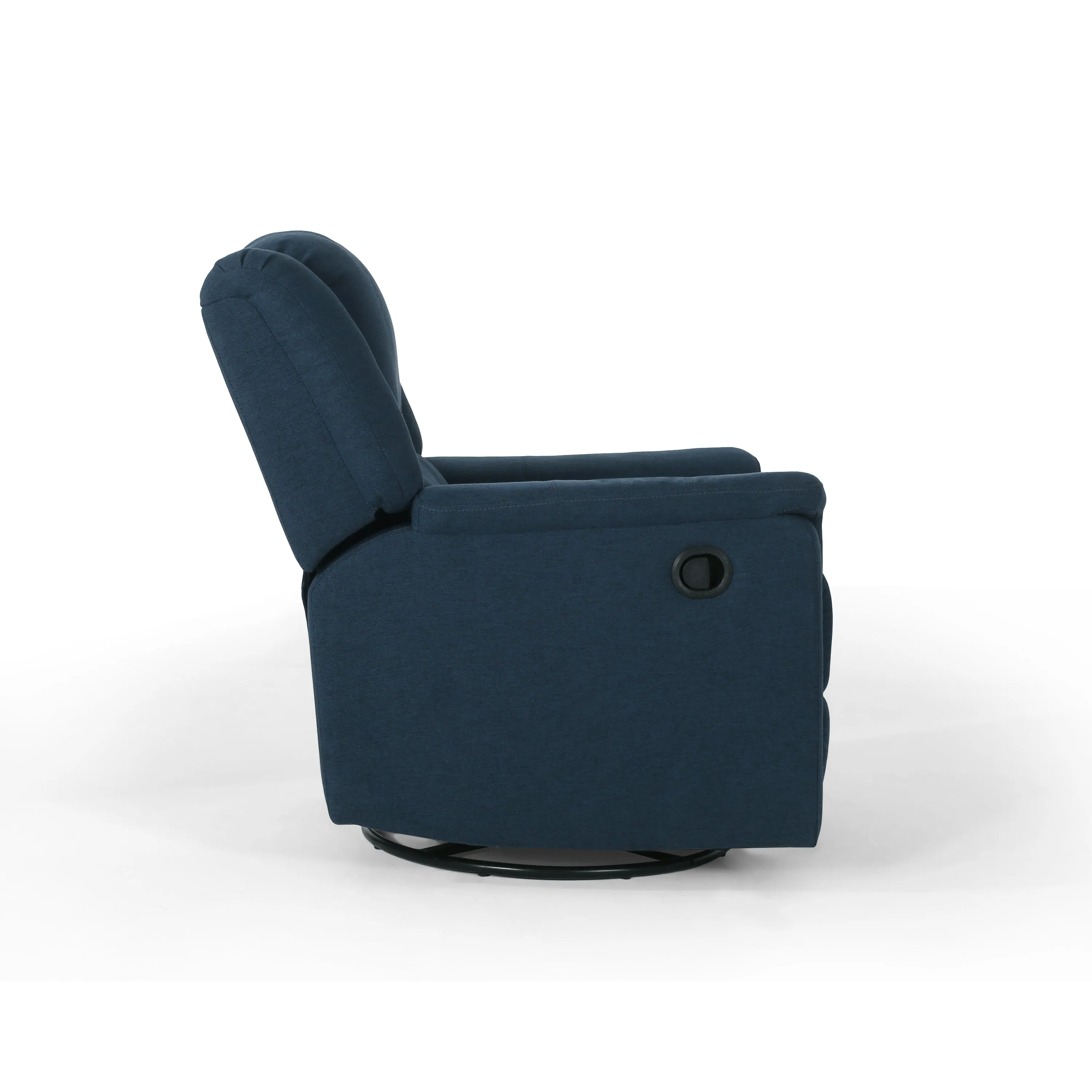 Margo Recliner Chair with Swivel - Navy Blue