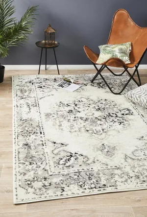 Metro 602 Rug (Black White) by Rug Culture