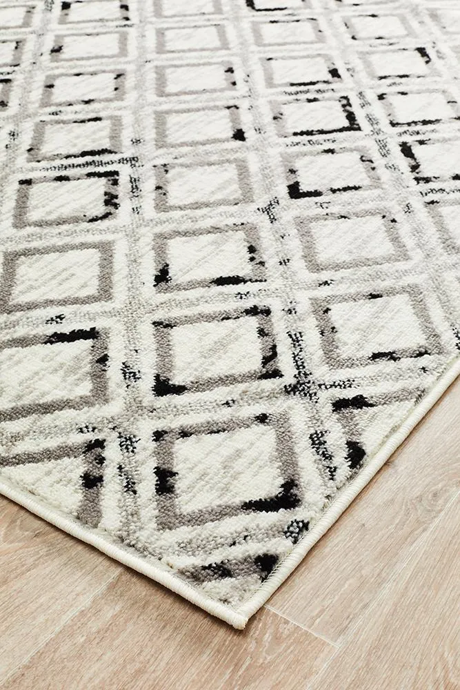 Metro 607 Rug (Black White) by Rug Culture