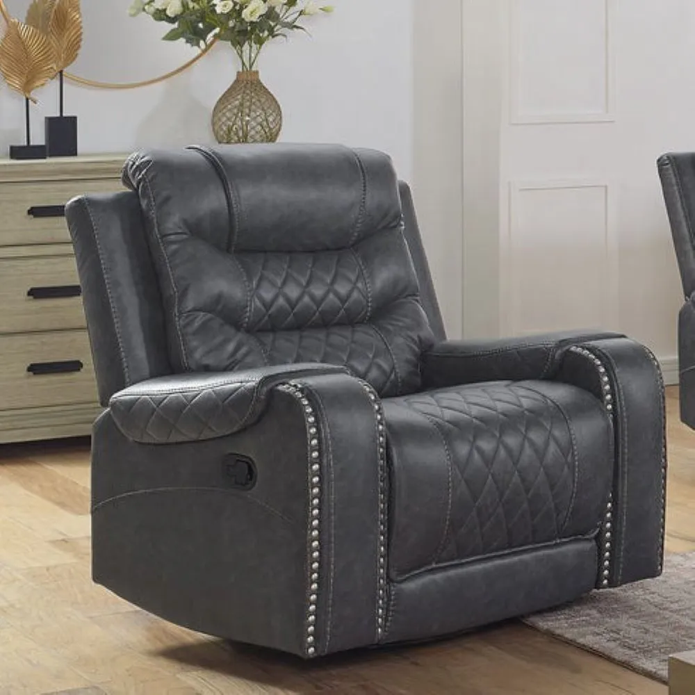 Mikkel Manual Leatherette Recliner