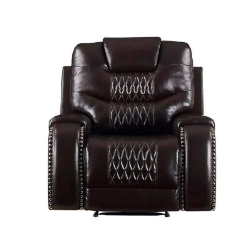 Mikkel Manual Leatherette Recliner