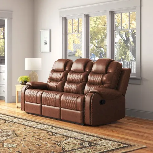 Mikkel Manual Leatherette Recliner