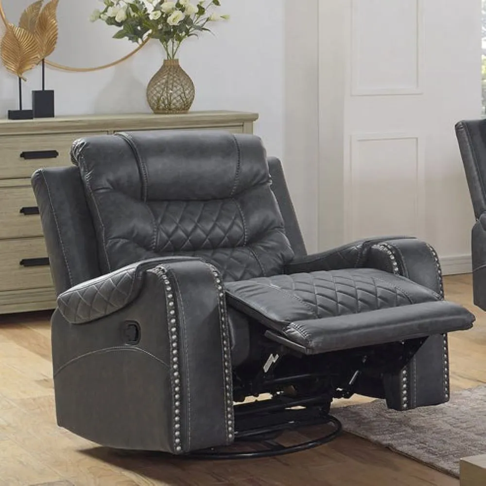 Mikkel Manual Leatherette Recliner