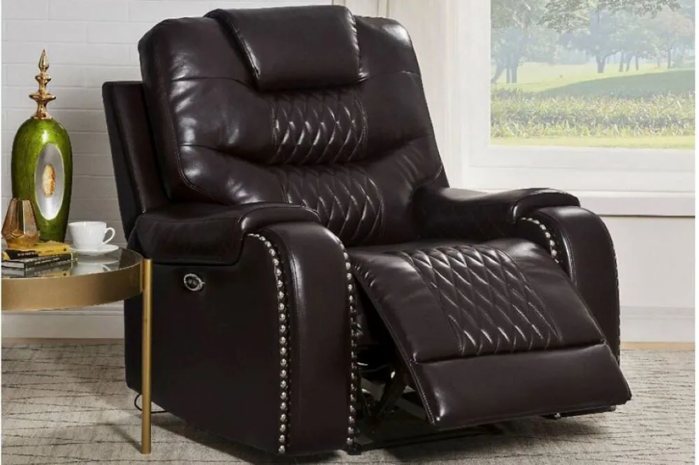 Mikkel Manual Leatherette Recliner