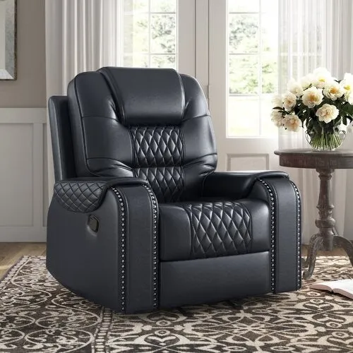 Mikkel Manual Leatherette Recliner