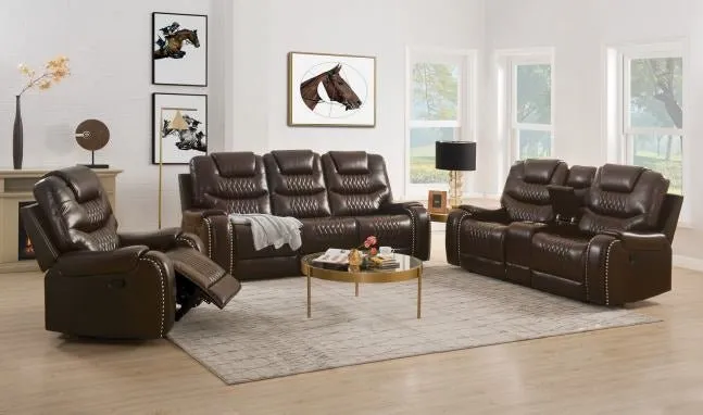 Mikkel Manual Leatherette Recliner