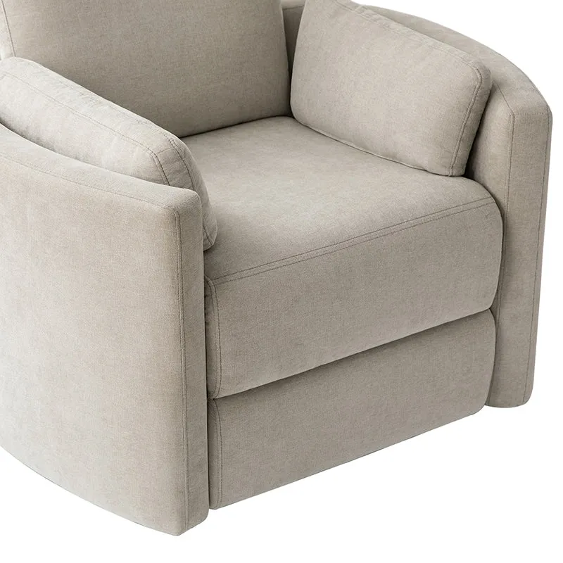 Monica Swivel Rocker Power Recliner with Movable Pillows