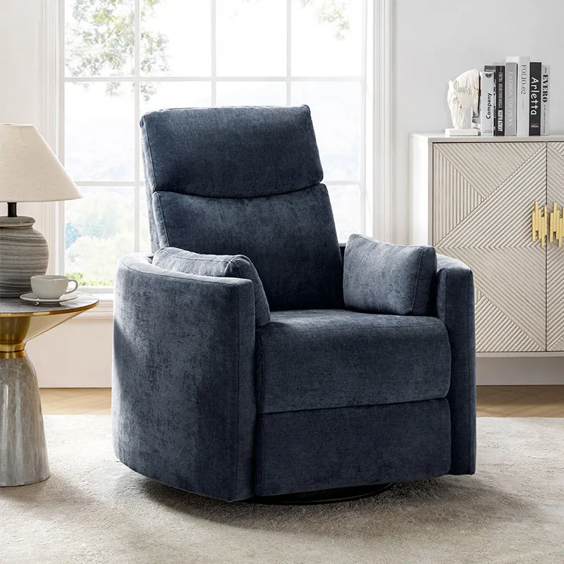 Monica Swivel Rocker Power Recliner with Movable Pillows