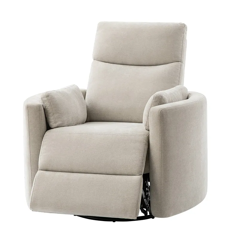 Monica Swivel Rocker Power Recliner with Movable Pillows