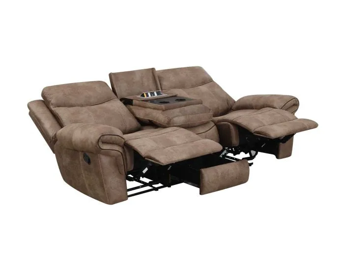 Nashville Manual Reclining Sofa w/Drop-Down Console