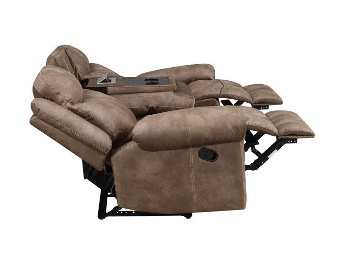 Nashville Manual Reclining Sofa w/Drop-Down Console