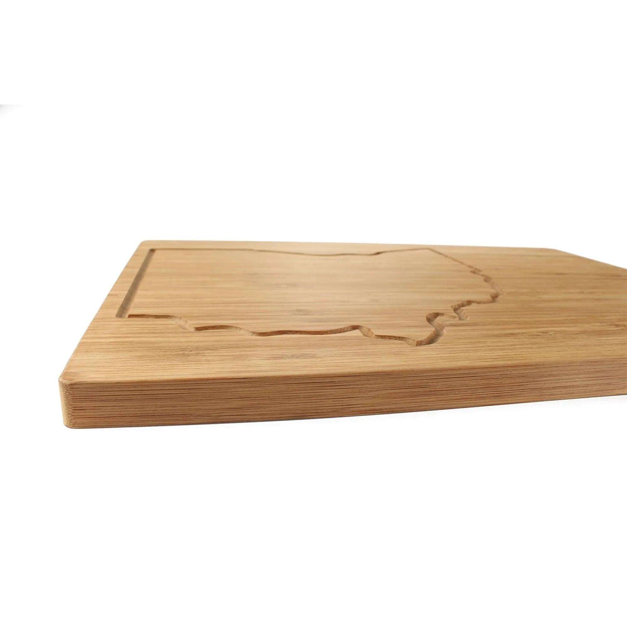 Ohio Outlined Bamboo Cutting Board