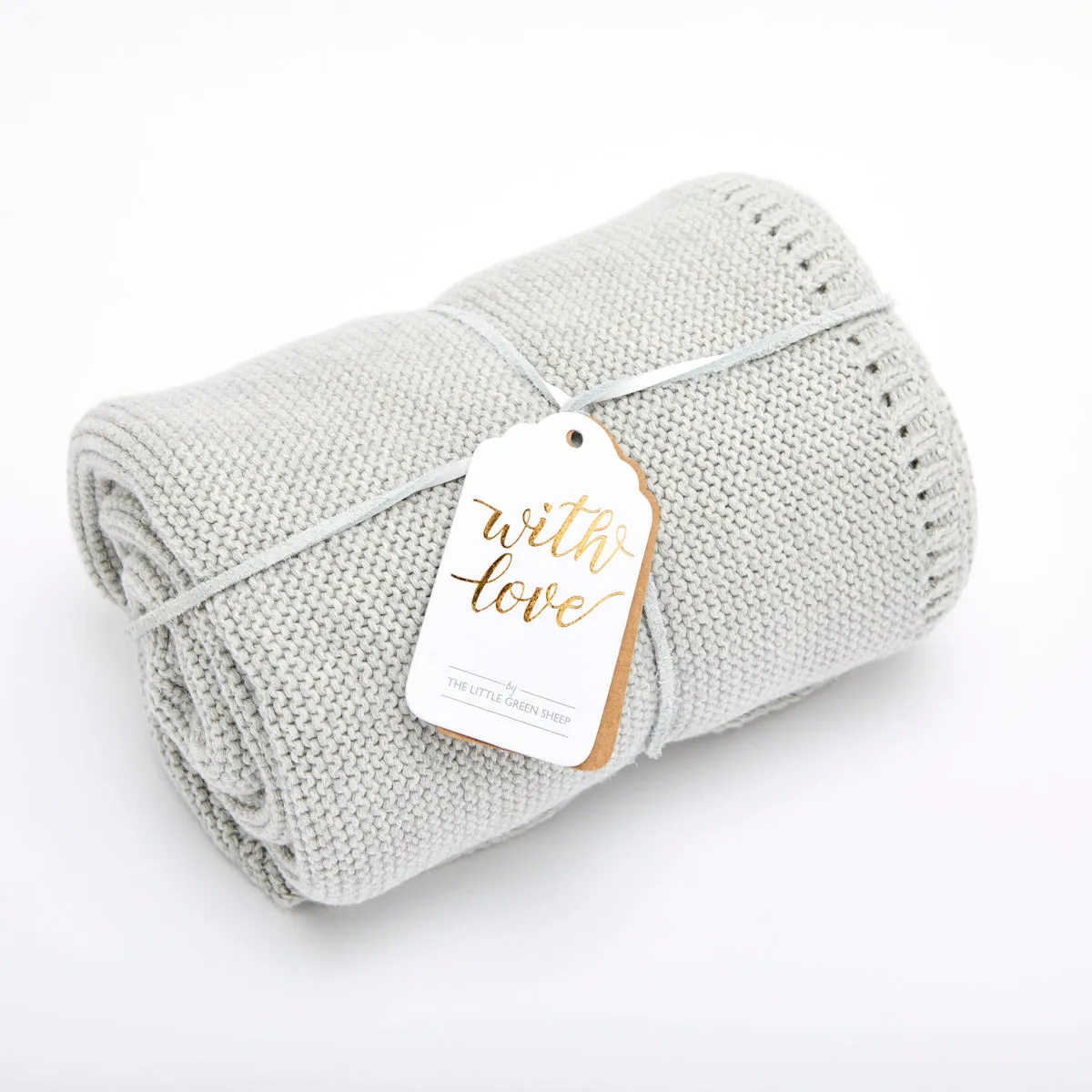 Organic Knitted Baby Blanket