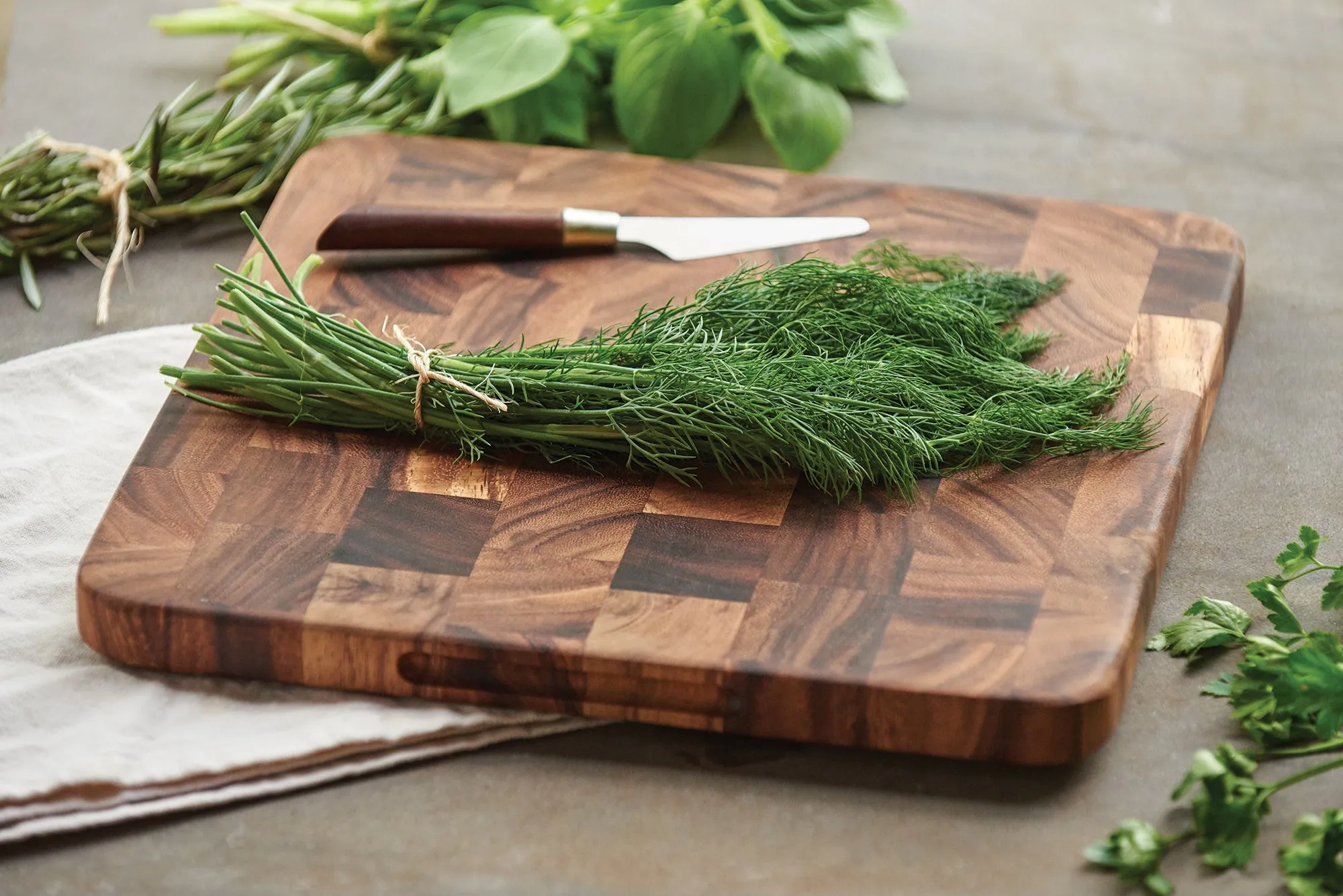 Oslo End Grain Square Cutting Board