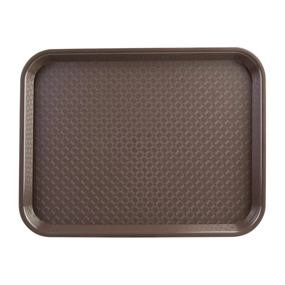 P503 Kristallon Medium Polypropylene Fast Food Tray Brown 415mm