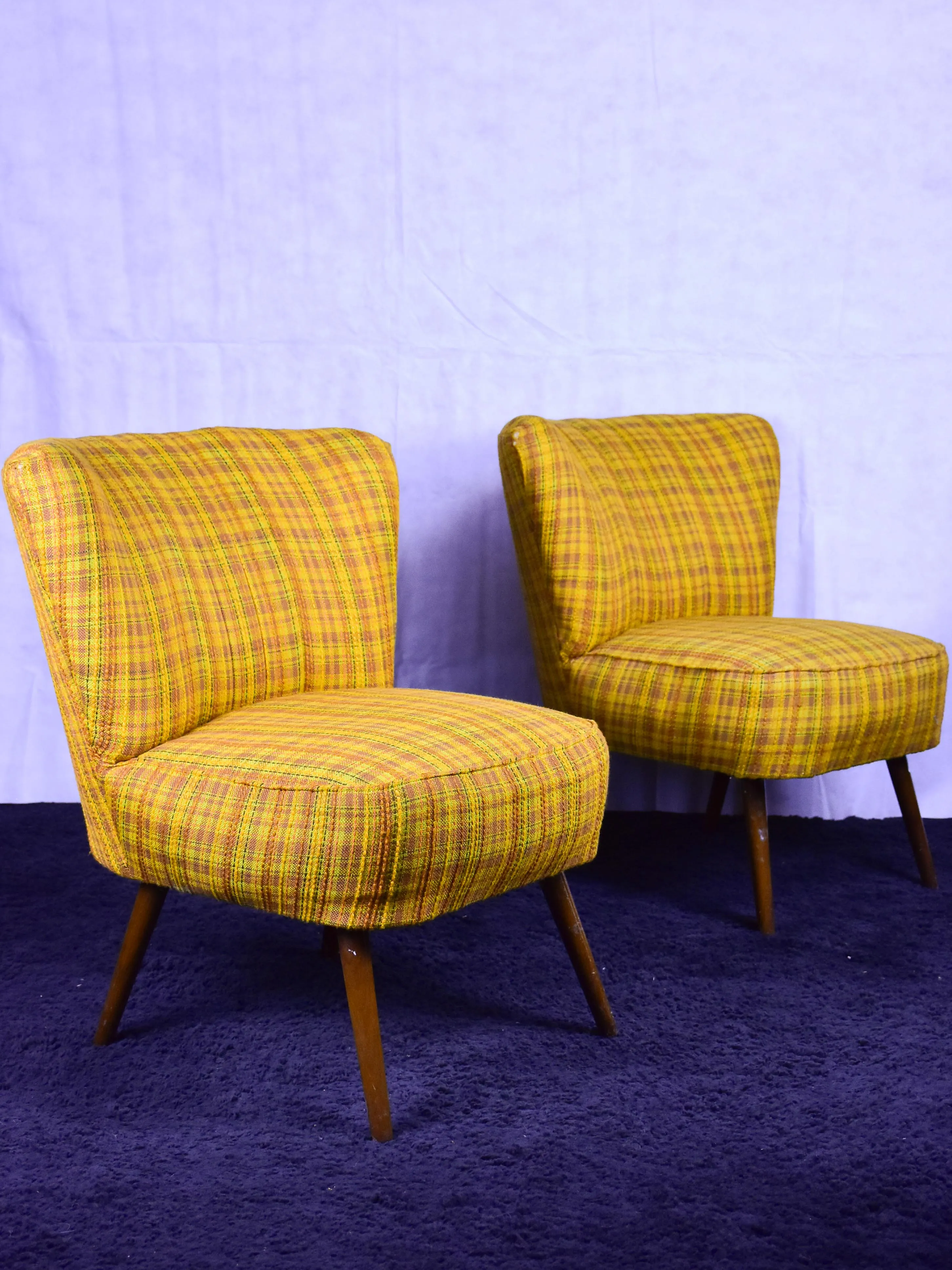 Pair of vintage Scandinavian chairs