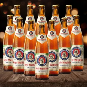 Paulaner Hefe-Weissbier German Wheat Beer 500ml Bottles - 5.5% ABV (12 Pack)