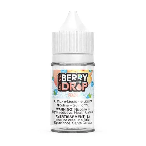 Peach Salt Nic - Berry Drop ICE Salts - 30mL (Ontario)