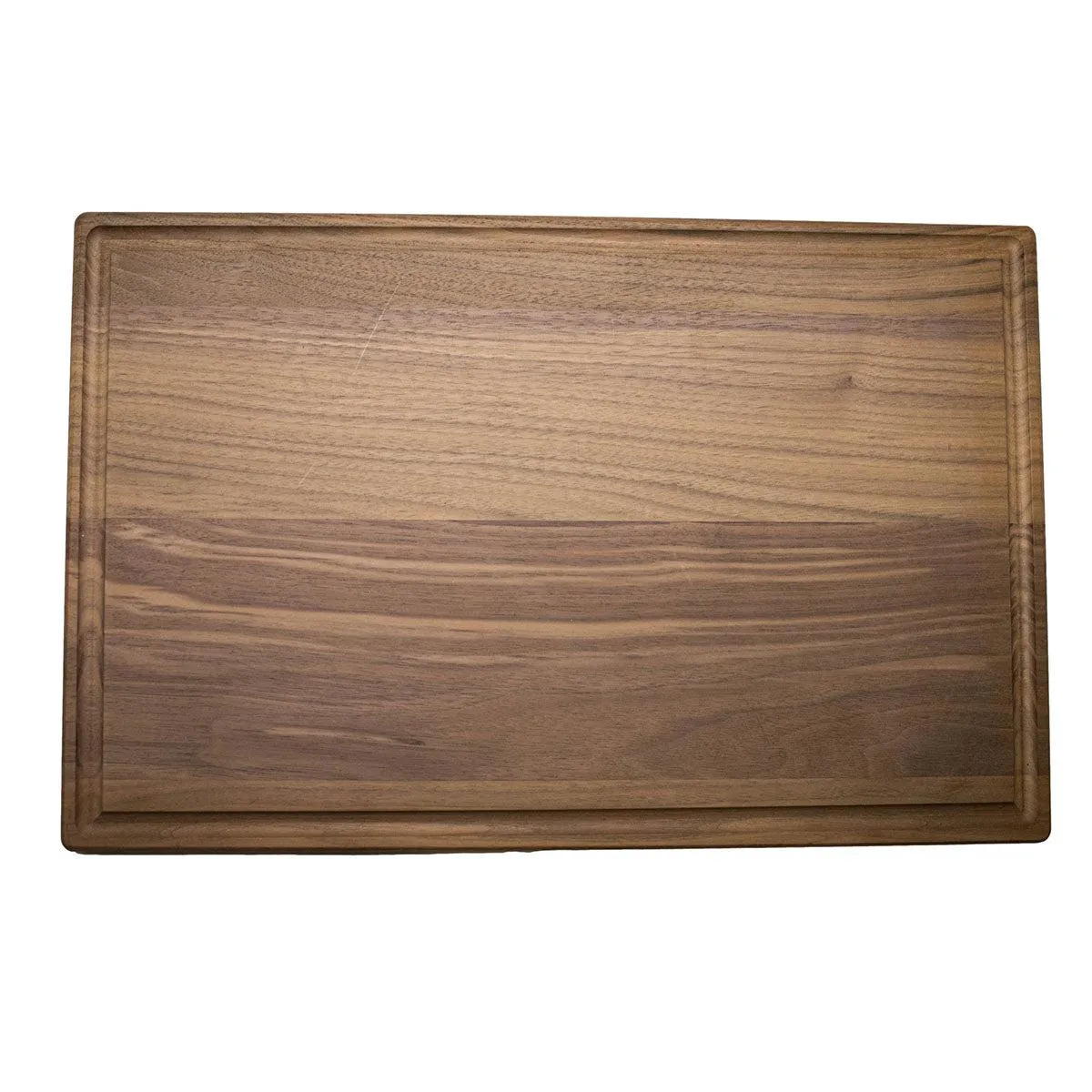 Personalized 11x17 Red Oak Cutting Board with Grooves