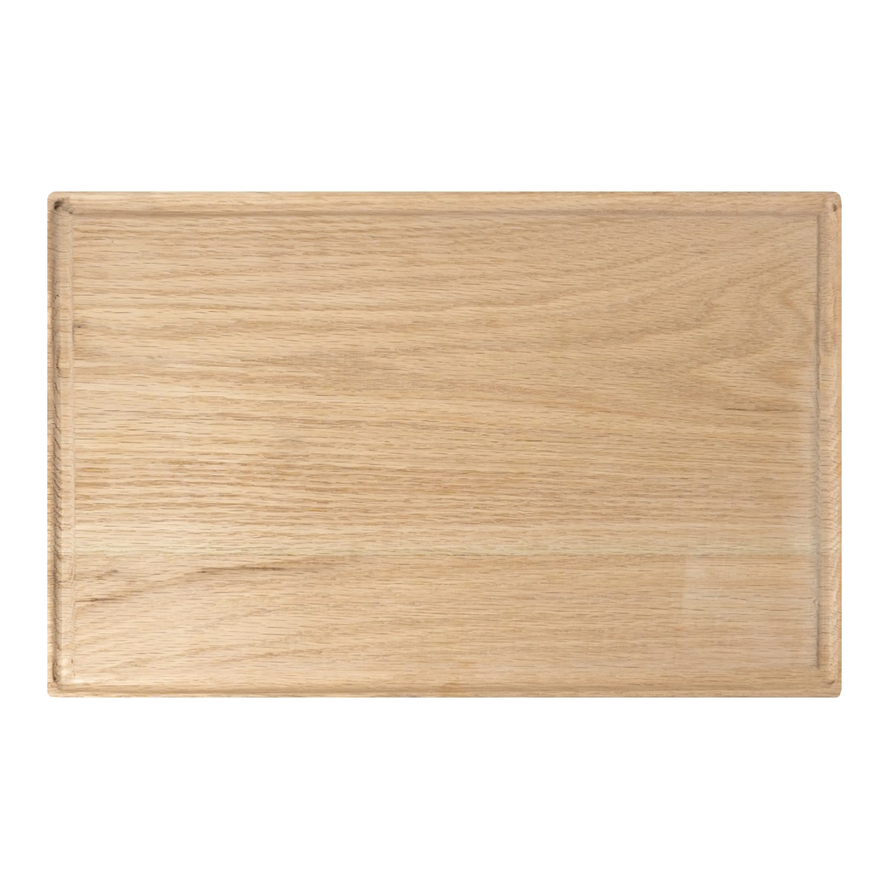 Personalized 11x17 Red Oak Cutting Board with Grooves