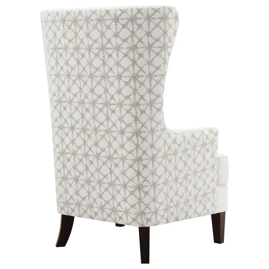 Pippin Upholstered Wingback Accent Chair Latte