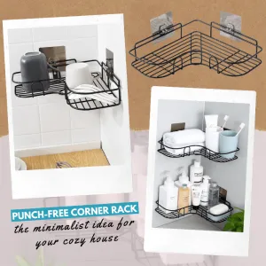 Punch-Free & Space Saver Iron Corner Rack