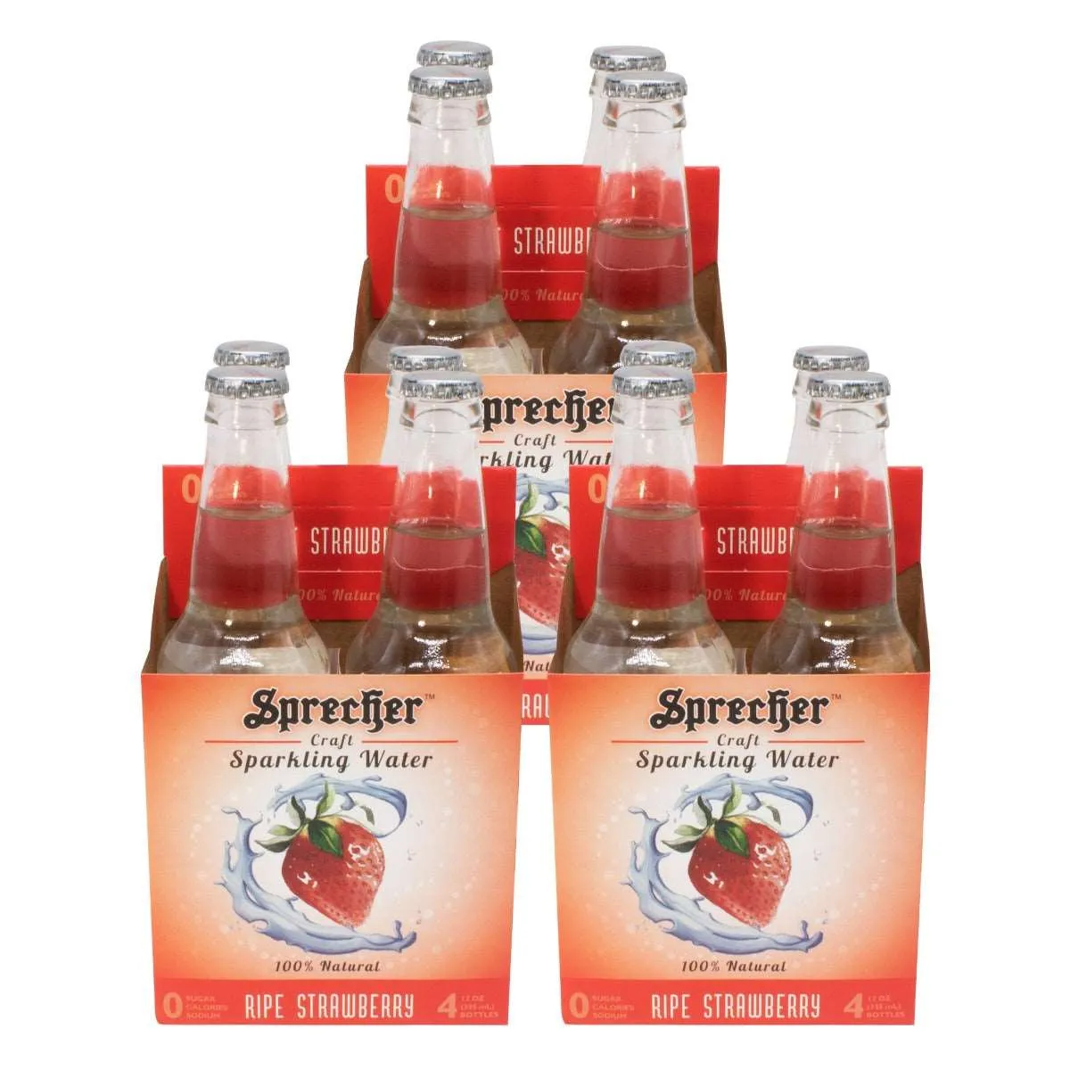 Ripe Strawberry Sparkling Water 12 Pack