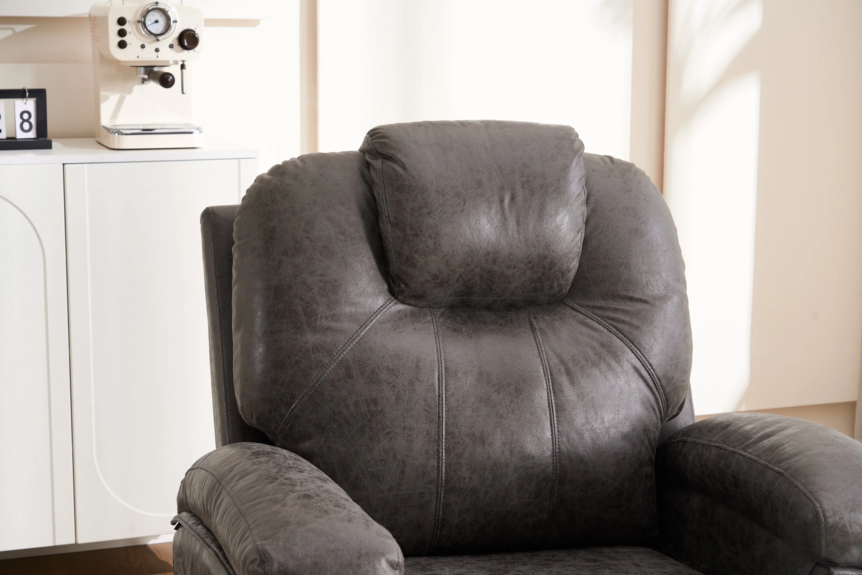 Rocha Power Lift Recliner Chair with Massage - Gray