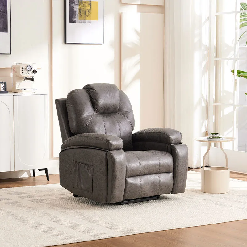 Rocha Power Lift Recliner Chair with Massage - Gray