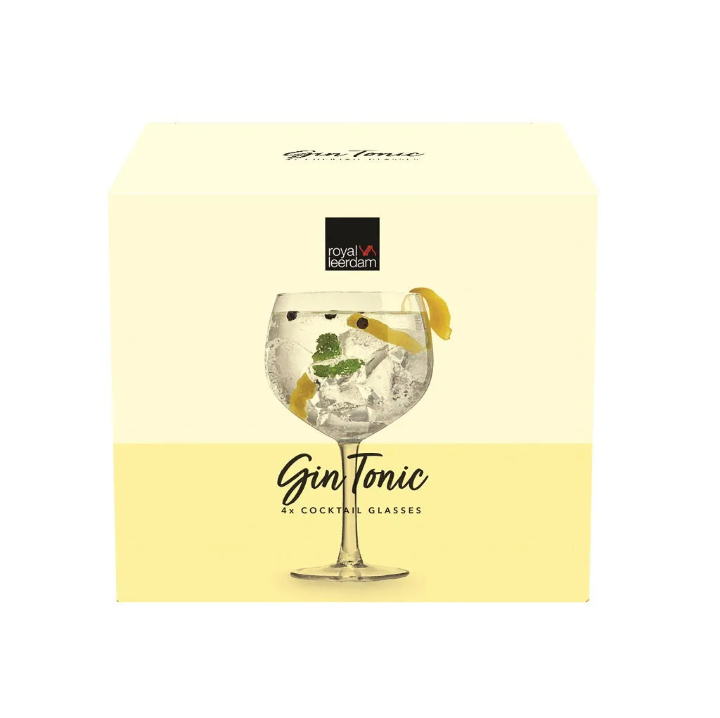 Royal Leerdam Gin & Tonic Glass Set 4 650ml