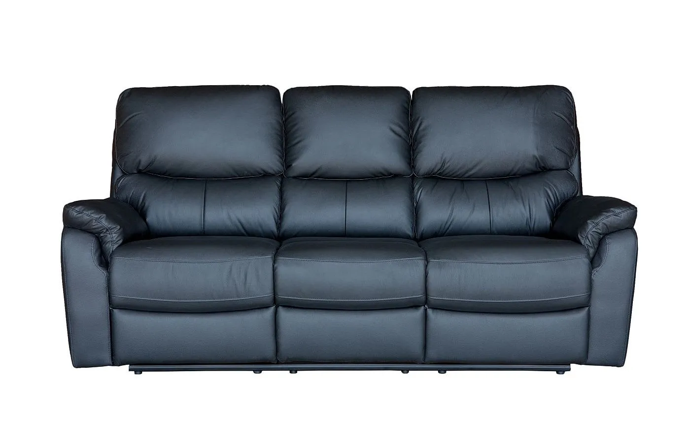 Salvador 2 Piece Leather Recliner Set - Black