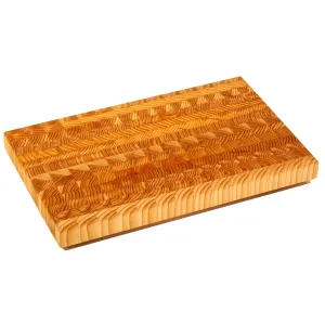 Small SM End Grain Cutting Board by Larch Wood