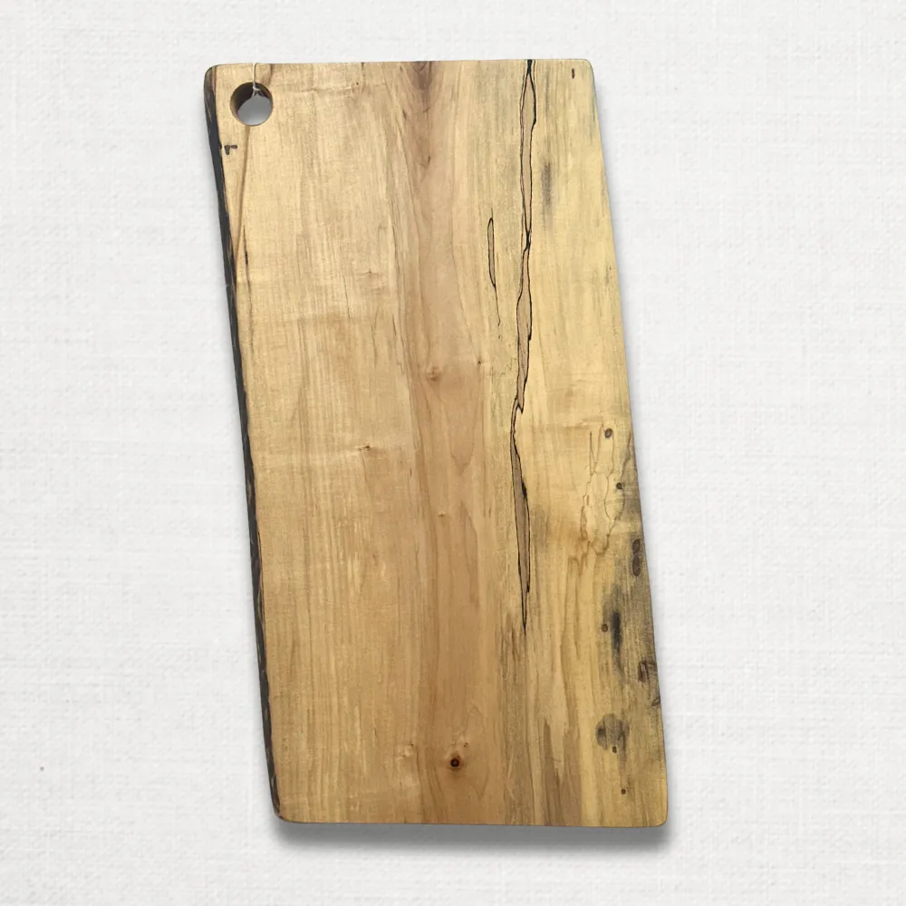 Spencer Peterman 21" Spalted Maple Small Cutting Board (#17)