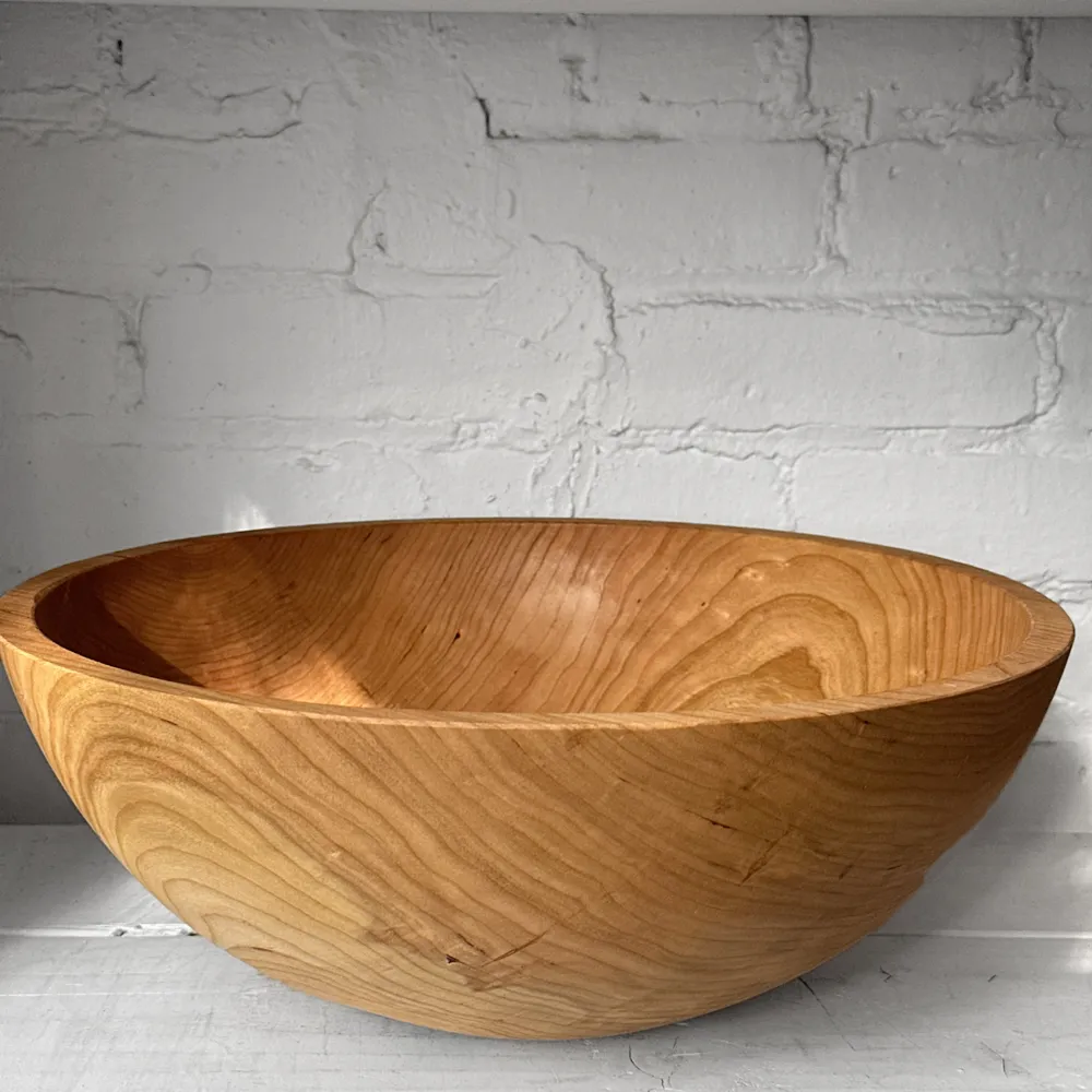 Spencer Peterman Cherry Wood 15" Round Bowl (# 12)