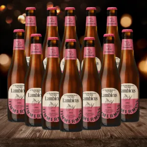 Timmermans Lambicus Strawberry Thyme Belgian Fruit Beer 330ml Bottles - 4.0% ABV (12 Pack)