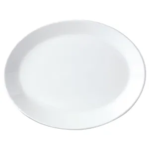 V0032 Steelite Simplicity White Oval Coupe Dishes 342mm (Pack of 12)