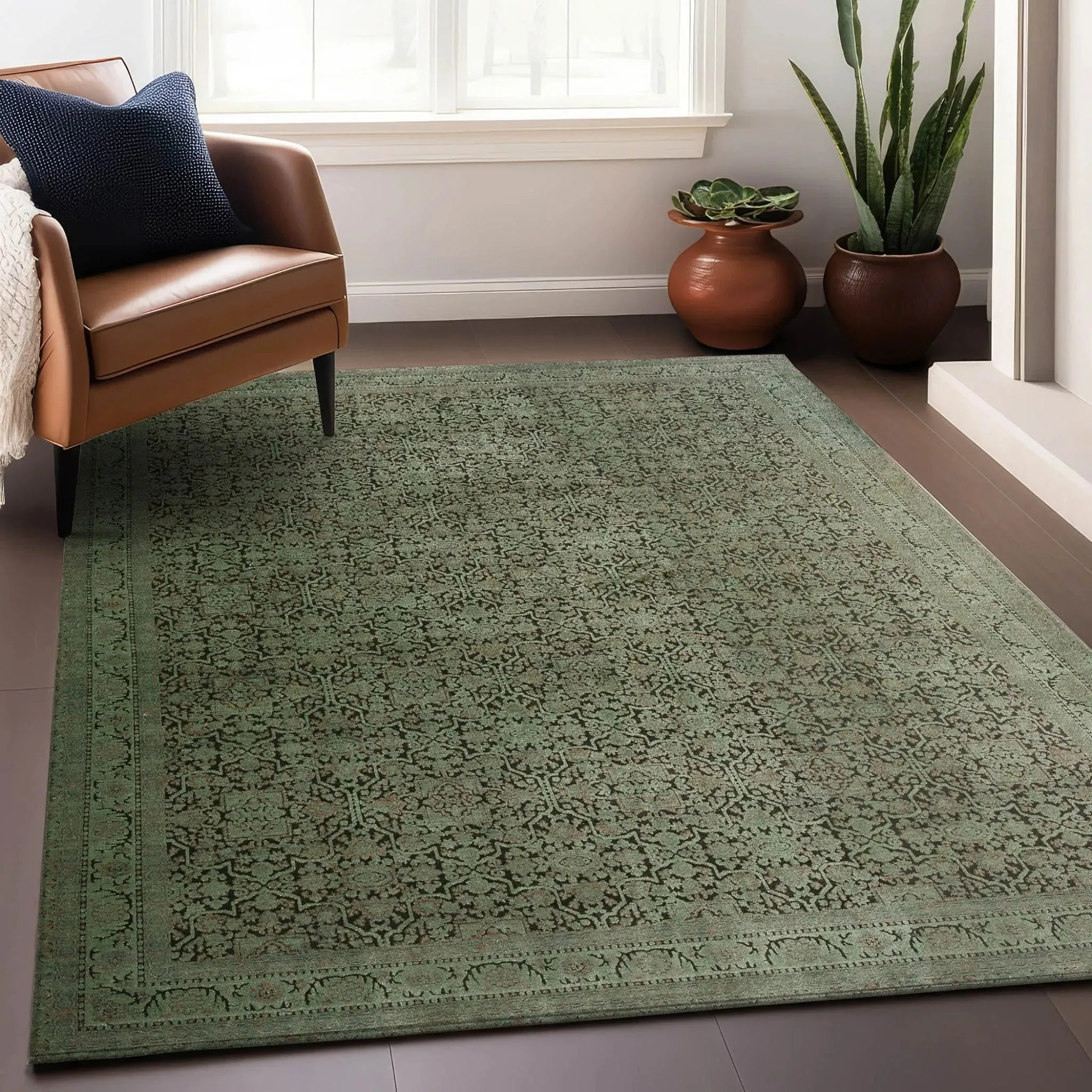 Vizcia VZ2 Green Rug