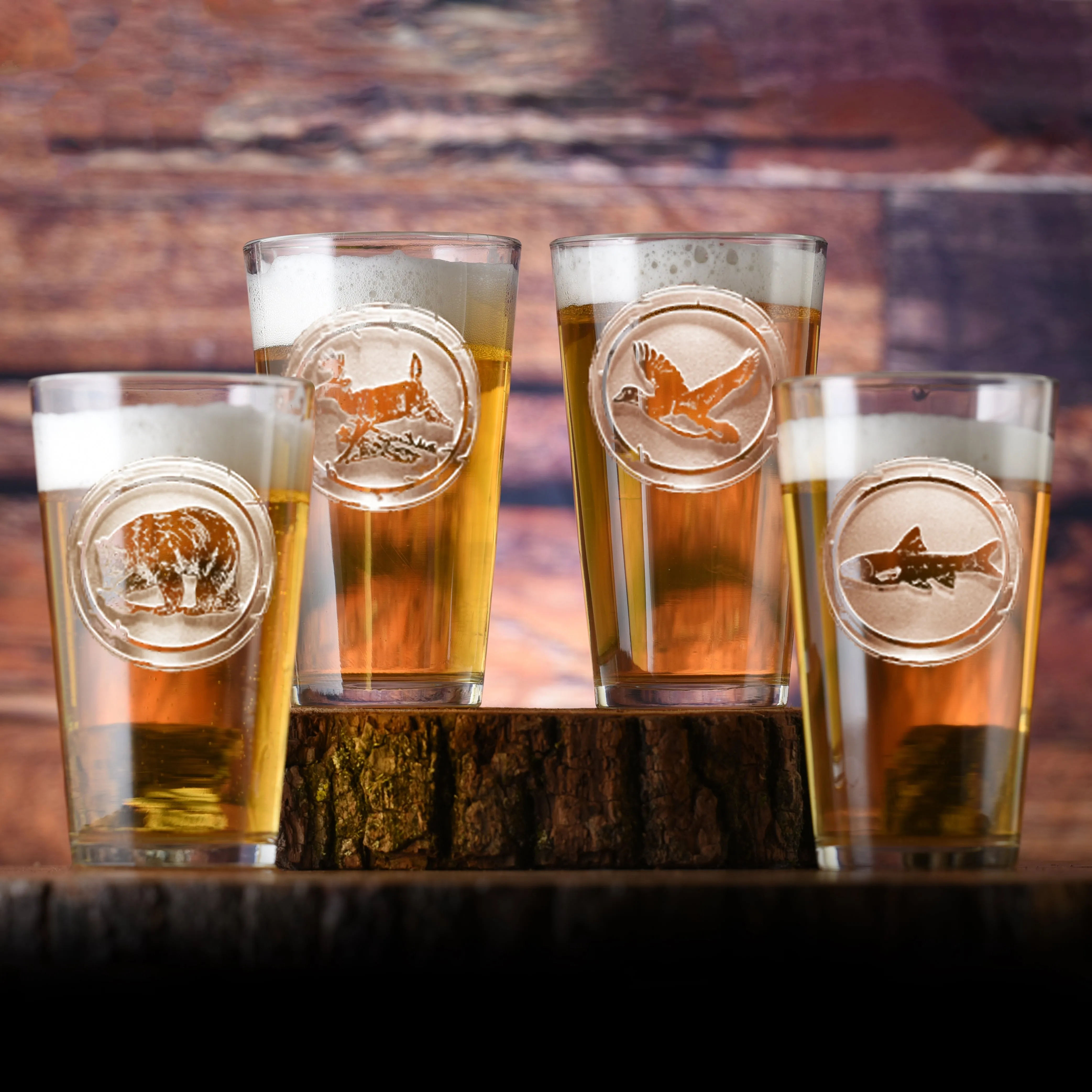 Wildlife Animals Glassware Set