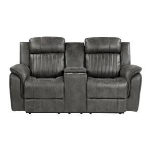 Zane Fabric Loveseat Classic - Gray